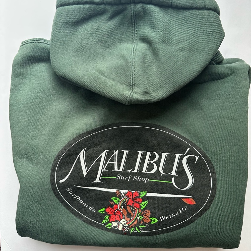 Malibu's Surf Shop Pullover Hooded Sweatshirt